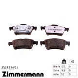 Задние тормозные колодки 234829651 Otto Zimmermann rd:z