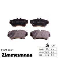 Передние тормозные колодки 235322001 Otto Zimmermann