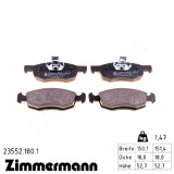 Передние тормозные колодки 235521801 Otto Zimmermann