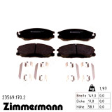 Передние тормозные колодки 235691702 Otto Zimmermann