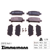 Задние тормозные колодки 235721401 Otto Zimmermann