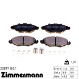 Передние тормозные колодки 235971801 Otto Zimmermann