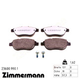 Передние тормозные колодки 236009901 Otto Zimmermann rd:z