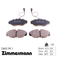 Передні гальмівні колодки 236021951 Otto Zimmermann