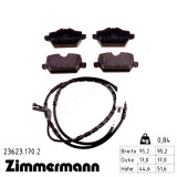 Задние тормозные колодки 236231702 Otto Zimmermann