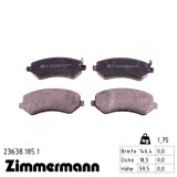 Передні гальмівні колодки 236381851 Otto Zimmermann