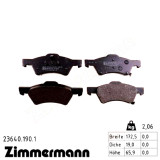 Передні гальмівні колодки 236401901 Otto Zimmermann