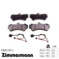 Передние тормозные колодки 236921652 Otto Zimmermann