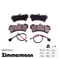 Передние тормозные колодки 236931652 Otto Zimmermann