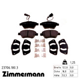 Передние тормозные колодки 237061803 Otto Zimmermann
