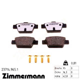 Задние тормозные колодки 237149651 Otto Zimmermann rd:z