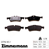 Задние тормозные колодки 237161651 Otto Zimmermann