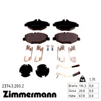 Передние тормозные колодки 237432002 Otto Zimmermann