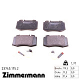 Передние тормозные колодки 237451752 Otto Zimmermann