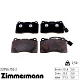 Передние тормозные колодки 237561552 Otto Zimmermann