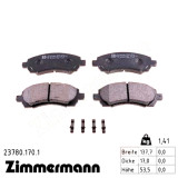 Передние тормозные колодки 237801701 Otto Zimmermann