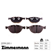 Передние тормозные колодки 237912051 Otto Zimmermann