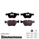 Передние тормозные колодки 237942009 Otto Zimmermann