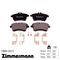Передние тормозные колодки 238812003 Otto Zimmermann