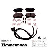 Задние тормозные колодки 238831752 Otto Zimmermann