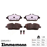 Передние тормозные колодки 239159751 Otto Zimmermann rd:z