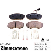Передние тормозные колодки 239171952 Otto Zimmermann