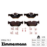 Задние тормозные колодки 239261702 Otto Zimmermann