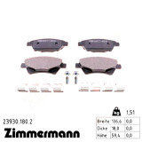Передние тормозные колодки 239301802 Otto Zimmermann