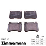 Передние тормозные колодки 239451651 Otto Zimmermann