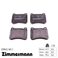 Передние тормозные колодки 239451651 Otto Zimmermann
