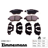 Передние тормозные колодки 239811901 Otto Zimmermann