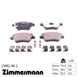 Передние тормозные колодки 239821802 Otto Zimmermann