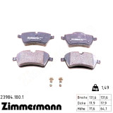 Передние тормозные колодки 239841801 Otto Zimmermann
