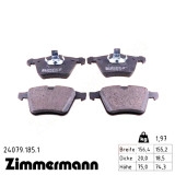 Передние тормозные колодки 240791851 Otto Zimmermann