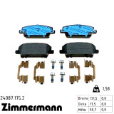 Передние тормозные колодки 240871752 Otto Zimmermann