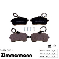 Передние тормозные колодки 241342001 Otto Zimmermann
