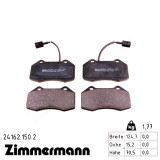 Передние тормозные колодки 241621502 Otto Zimmermann