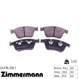 Передние тормозные колодки 241762101 Otto Zimmermann
