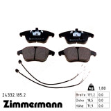 Передние тормозные колодки 243321852 Otto Zimmermann