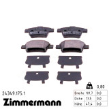 Задние тормозные колодки 243491751 Otto Zimmermann