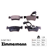 Задние тормозные колодки 243671901 Otto Zimmermann