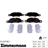 Передние тормозные колодки 244591851 Otto Zimmermann