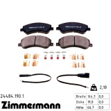Передние тормозные колодки 244841901 Otto Zimmermann