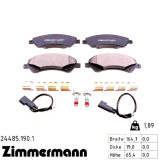 Передние тормозные колодки 244851901 Otto Zimmermann