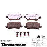 Задние тормозные колодки 244969701 Otto Zimmermann rd:z