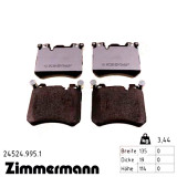 Передние тормозные колодки 245249951 Otto Zimmermann rd:z