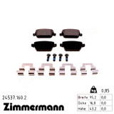 Задние тормозные колодки 245371602 Otto Zimmermann