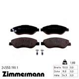Передние тормозные колодки 245501901 Otto Zimmermann