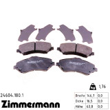 Передні гальмівні колодки 246041801 Otto Zimmermann