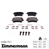 Задние тормозные колодки 246061753 Otto Zimmermann